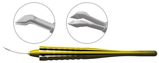 TMF141 ПИНЦЕТ  ДЛЯ МИКРОПСУЛОРЕКСИСА  ПО ШУХОВУ  МОНОБЛОК