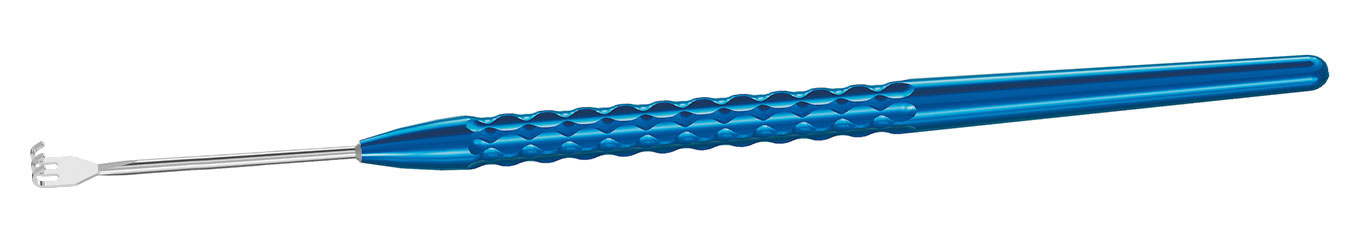 TME1143 КРЮЧОК ФИКСАЦИОННЫЙ  3-Х ЗУБЫЙ , МАЛЫЙ