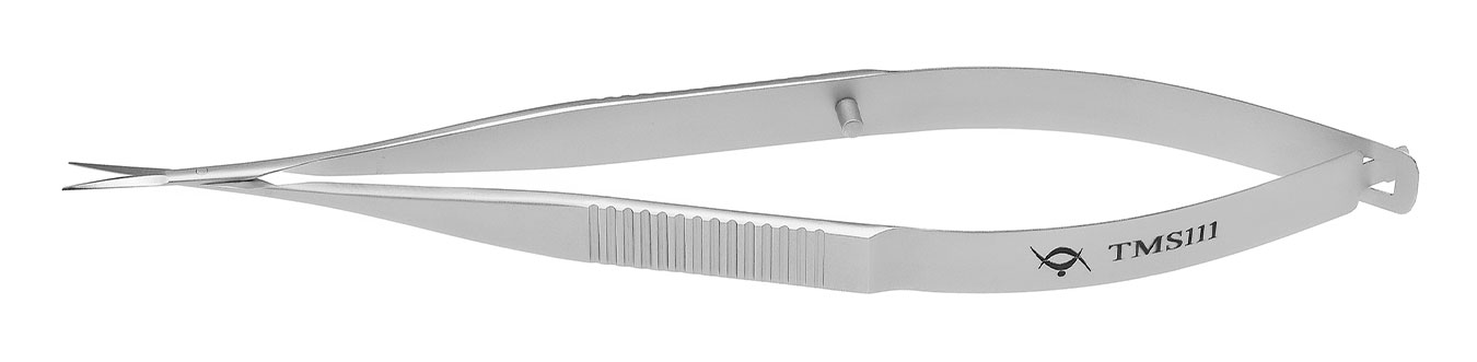 TMS111 НОЖНИЦЫ ПО ВАННАСУ, ОФТАЛЬМОЛОГИЧЕСКИЕ, ПРЯМЫЕ, СТАЛЬНЫЕ