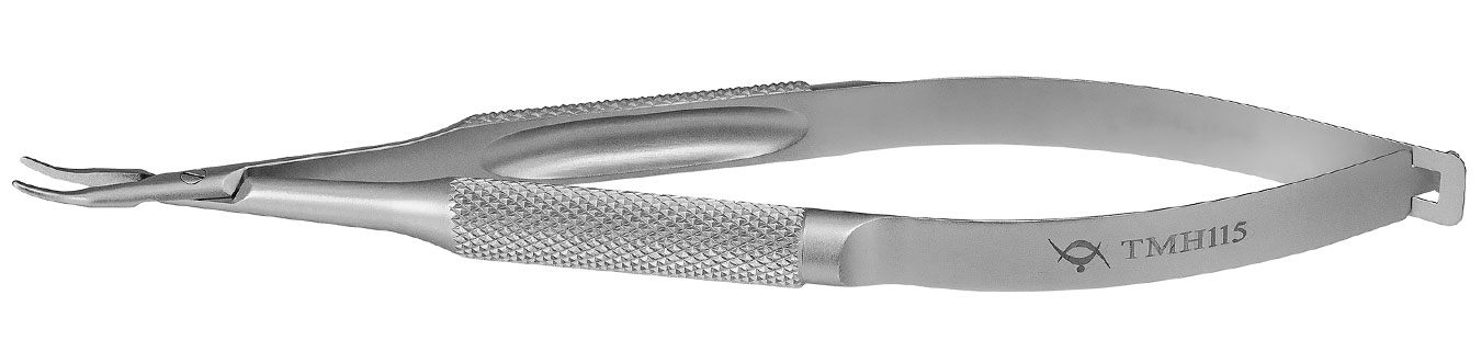 TMH115 ИГЛОДЕРЖАТЕЛЬ ПО КАСТРОВЬЕХО (CASTROVIEJO), ИЗОГНУТЫЙ, СТАЛЬНОЙ