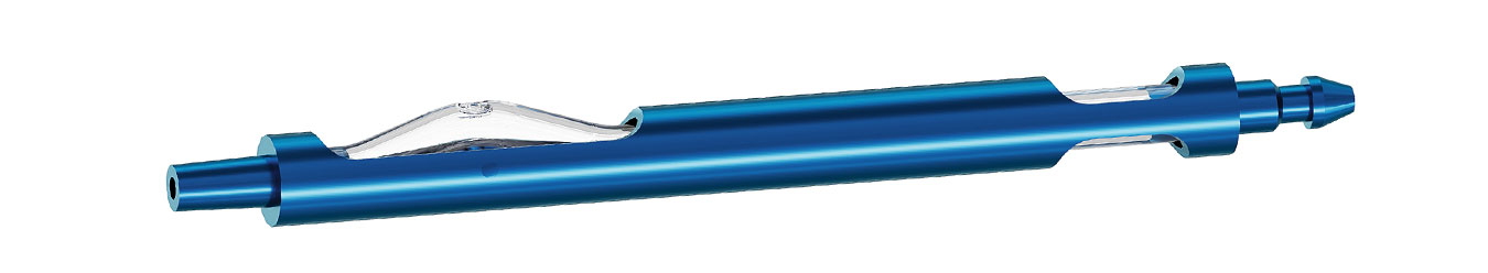 TMN102 РУКОЯТКА С КАНАЛОМ, ТИТАНОВАЯ