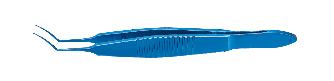 TMF112 ПИНЦЕТ ДЛЯ КАПСУЛОРЕКСИСА ТИПА УТРАТА, ИЗОГНУТЫЙ ПО РАДИУСУ, ТИТАНОВЫЙ