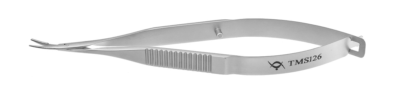 TMS126 НОЖНИЦЫ ДЛЯ DALK, ОФТАЛЬМОЛОГИЧЕСКИЕ, ИЗОГНУТЫЕ, ЛЕВЫЕ
