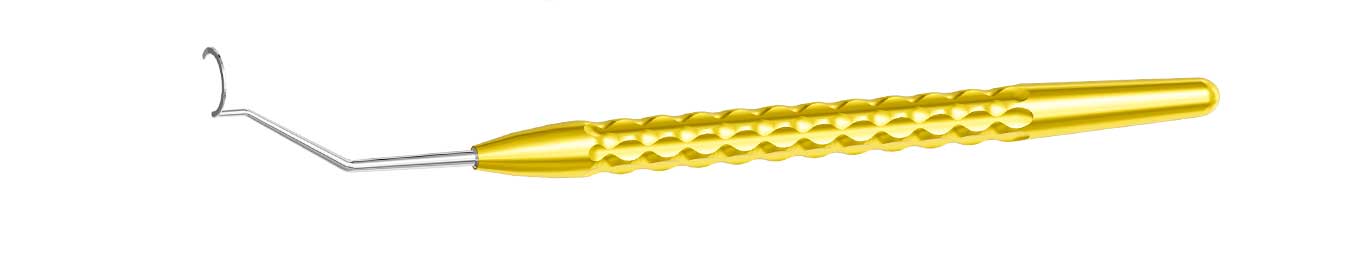 TKR122H ШПАТЕЛЬ РОГОВИЧНОГО ТУНЕЛЯ  ПО ДВАЛИ, ЛЕВЫЙ