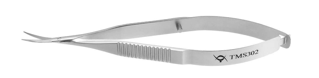 TMS302 НОЖНИЦЫ ИЗОГНУТЫЕ ДЛЯ КОНЬЮНКТИВЫ,  СТАЛЬНЫЕ