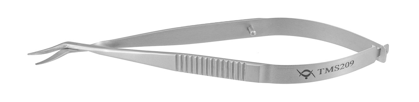 TMS209 НОЖНИЦЫ РОГОВИЧНЫЕ ПО КАСТРОВЬЕХО, ОФТАЛЬМОЛОГИЧЕСКИЕ, ЛЕВЫЕ, СТАЛЬНЫЕ