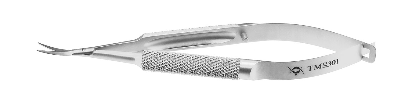 TMS301 НОЖНИЦЫ ИЗОГНУТЫЕ ДЛЯ КОНЬЮНКТИВЫ, ОФТАЛЬМОЛОГИЧЕСКИЕ, СТАЛЬНЫЕ
