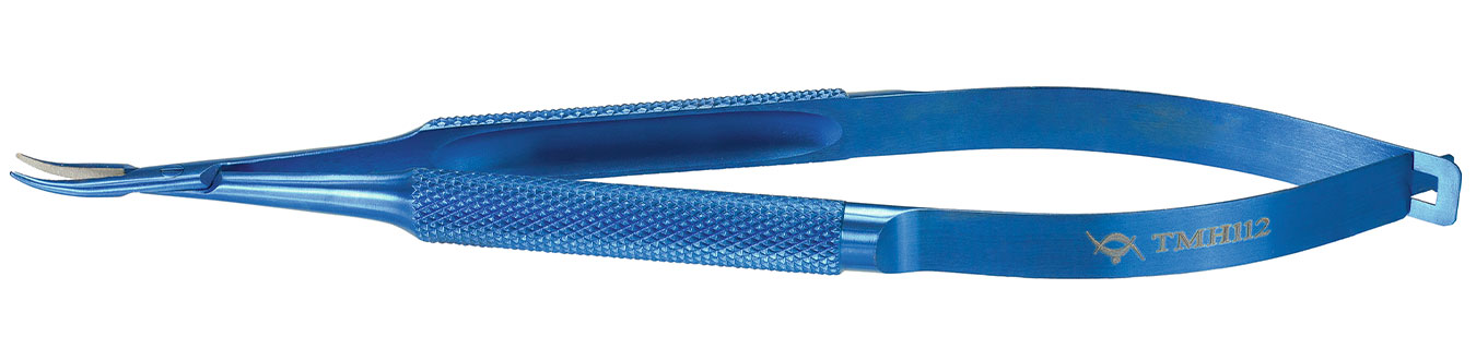 TMH112 ИГЛОДЕРЖАТЕЛЬ ПО КАСТРОВЬЕХО (CASTROVIEJO), ИЗОГНУТЫЙ, ТИТАНОВЫЙ