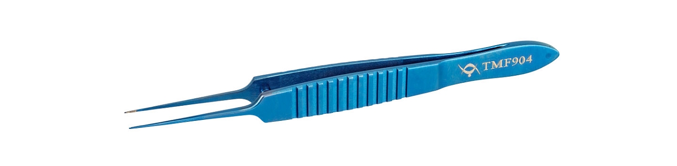 TMF904 ПИНЦЕТ ФИКСАЦИОННЫЙ ПО ПИРСУ  ПРЯМОЙ, ТИТАНОВЫЙ