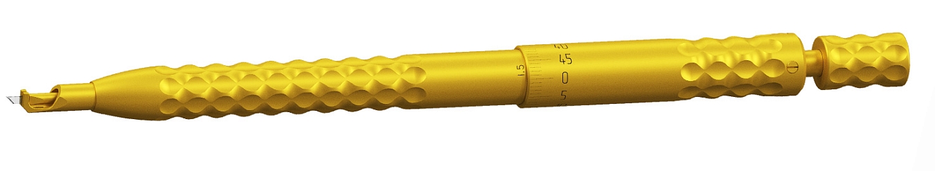 Картинка, изображение  TDK602 МИКРОМЕТРИЧЕСКИЙ АЛМАЗНЫЙ НОЖ С АЛМАЗНЫМ ЛЕЗВИЕМ Титан Медикал