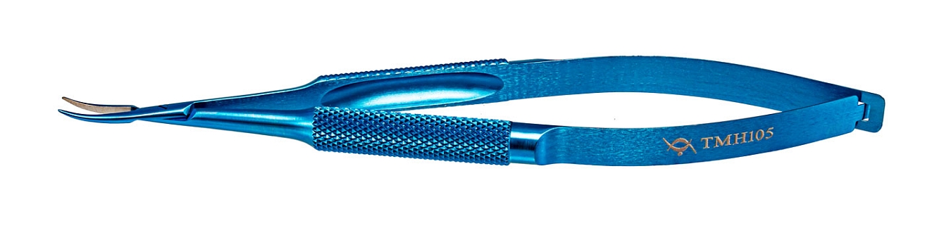 TMH105 ИГЛОДЕРЖАТЕЛЬ ПО КАСТРОВЬЕХО (CASTROVIEJO), ИЗОГНУТЫЙ, ТИТАНОВЫЙ