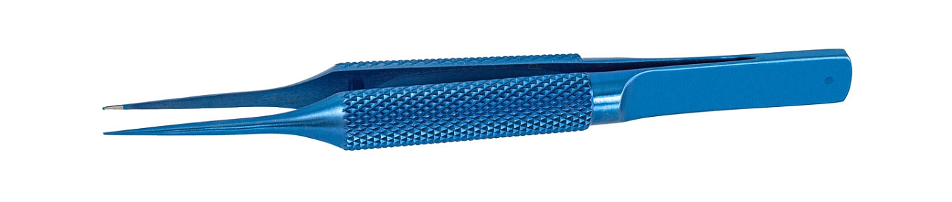 TMF469 ПИНЦЕТ ФИКСАЦИОННЫЙ РОГОВИЧНЫЙ  ПРЯМОЙ, ТИТАНОВЫЙ