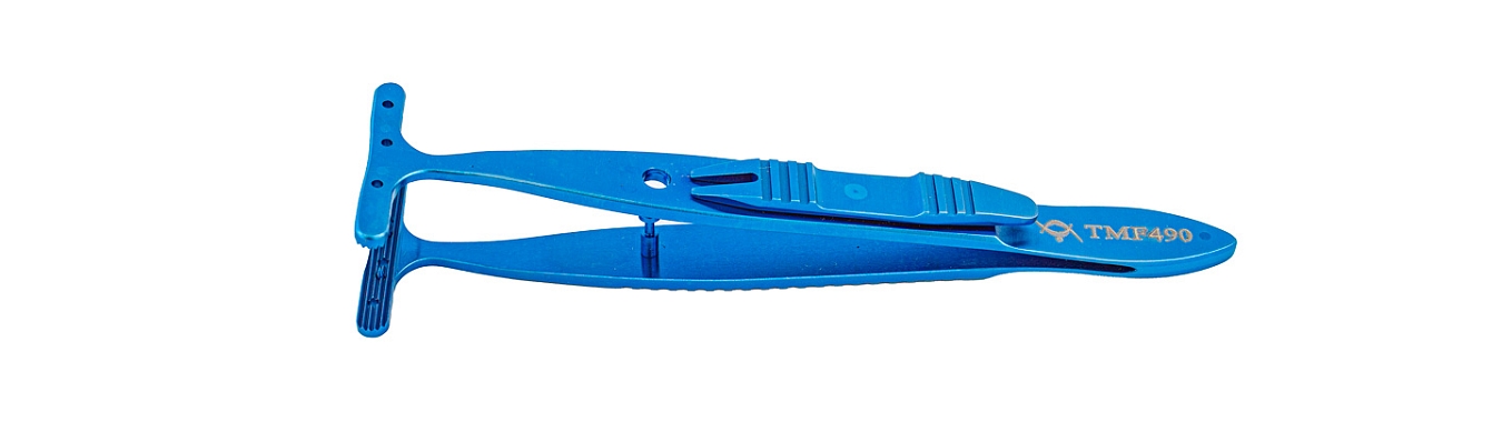 TMF490 ПИНЦЕТ ДЛЯ МЫШЦ ПО ПАТТЕРМАНУ,  ТИТАНОВЫЙ