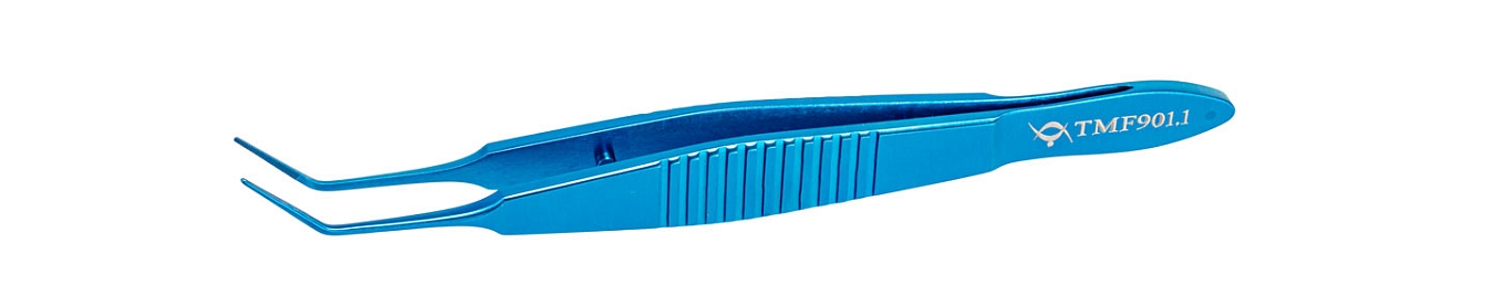 TMF901.1 ПИНЦЕТ АНАТОМИЧЕСКИЙ ИЗОГНУТЫЙ, ТИТАНОВЫЙ