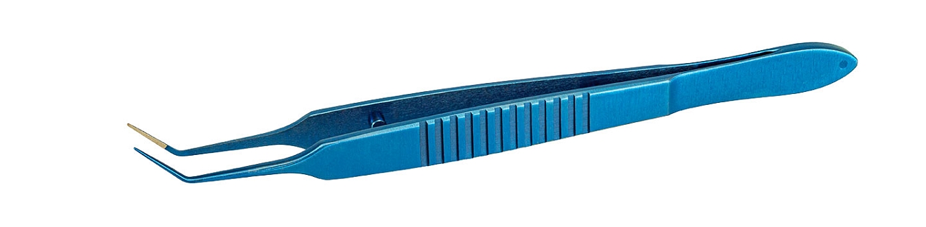 TMF409 ПИНЦЕТ РОГОВИЧНО-ШОВНЫЙ ПО КАСТРОВЬЕХО,  ТИТАНОВЫЙ