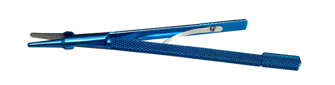 TMB102 ЛЕЗВИЕДЕРЖАТЕЛЬ ПО КАСТРОВЬЕХО, ПРЯМОЙ, ТИТАНОВЫЙ