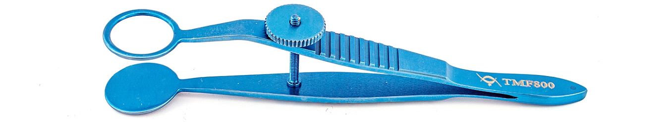 TMF800 ПИНЦЕТ ДЛЯ ХАЛАЗИОНА ПО ХАНТУ, ТИТАНОВЫЙ