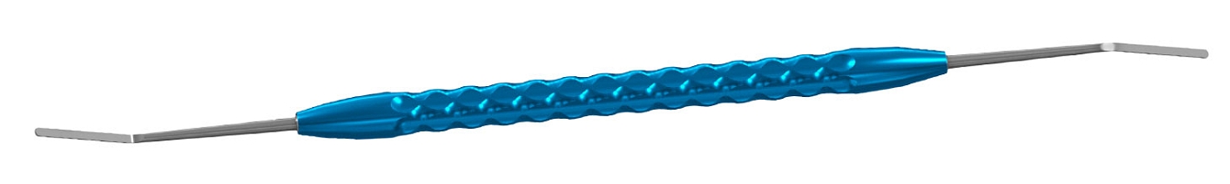 TMT110 ШПАТЕЛЬ ДВОЙНОЙ ДЛЯ ЦИКЛОДИАЛИЗА ИЗОГНУТЫЙ  ПО КАСТРОВЬЕХО