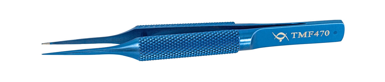 TMF470 ПИНЦЕТ ФИКСАЦИОННЫЙ ПО ПИРСУ  ПРЯМОЙ, ТИТАНОВЫЙ