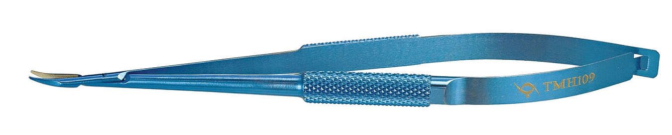 TMH109 ИГЛОДЕРЖАТЕЛЬ ПО БАРРАКЕРУ (BARRAQUER), ИЗОГНУТЫЙ, ТИТАНОВЫЙ