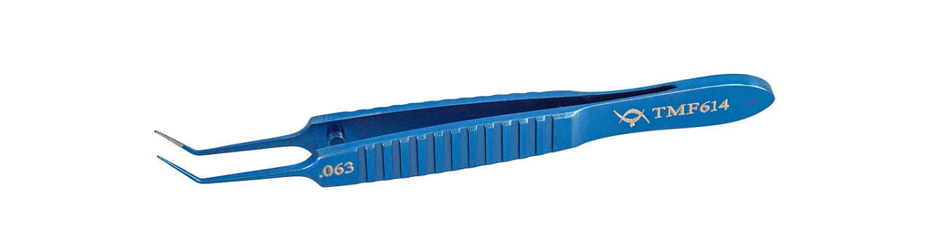 TMF614 ПИНЦЕТ ДЛЯ РАДУЖКИ ПО БОННУ,  ТИТАНОВЫЙ