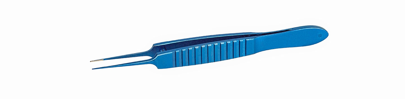 TMF501 ПИНЦЕТ ДЛЯ ЗАВЯЗЫВАНИЯ НИТЕЙ ПО МАКФЕРСОНУ,  ПРЯМОЙ, ТИТАНОВЫЙ