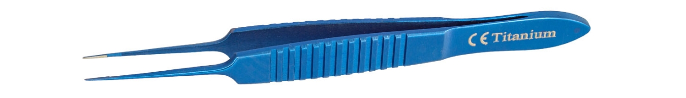 TMF512 ПИНЦЕТ ДЛЯ ЗАВЯЗЫВАНИЯ НИТЕЙ ПО МАКФЕРСОНУ  ПРЯМОЙ, ТИТАНОВЫЙ