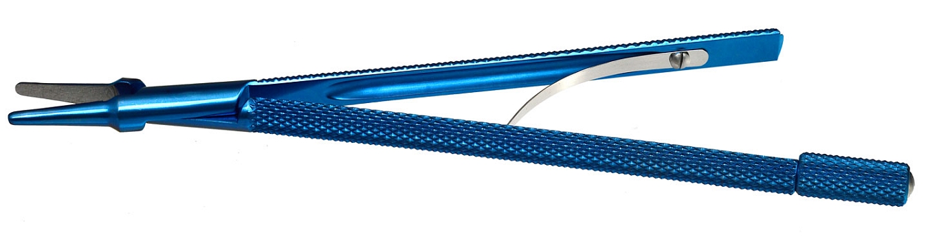 TMB101 ЛЕЗВИЕДЕРЖАТЕЛЬ ПО КАСТРОВЬЕХО, ПРЯМОЙ, ТИТАНОВЫЙ