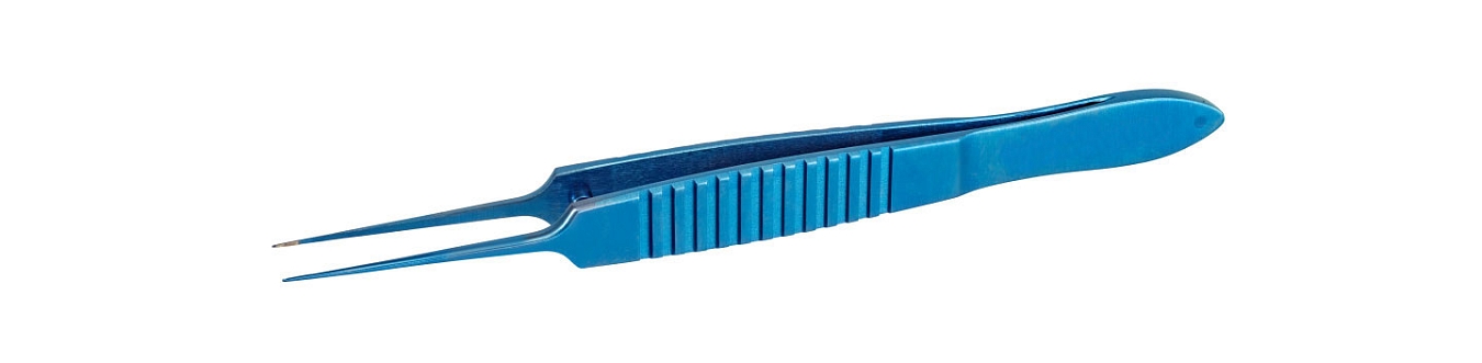 TMF903 ПИНЦЕТ ФИКСАЦИОННЫЙ ПО ПИРСУ  ПРЯМОЙ, ТИТАНОВЫЙ