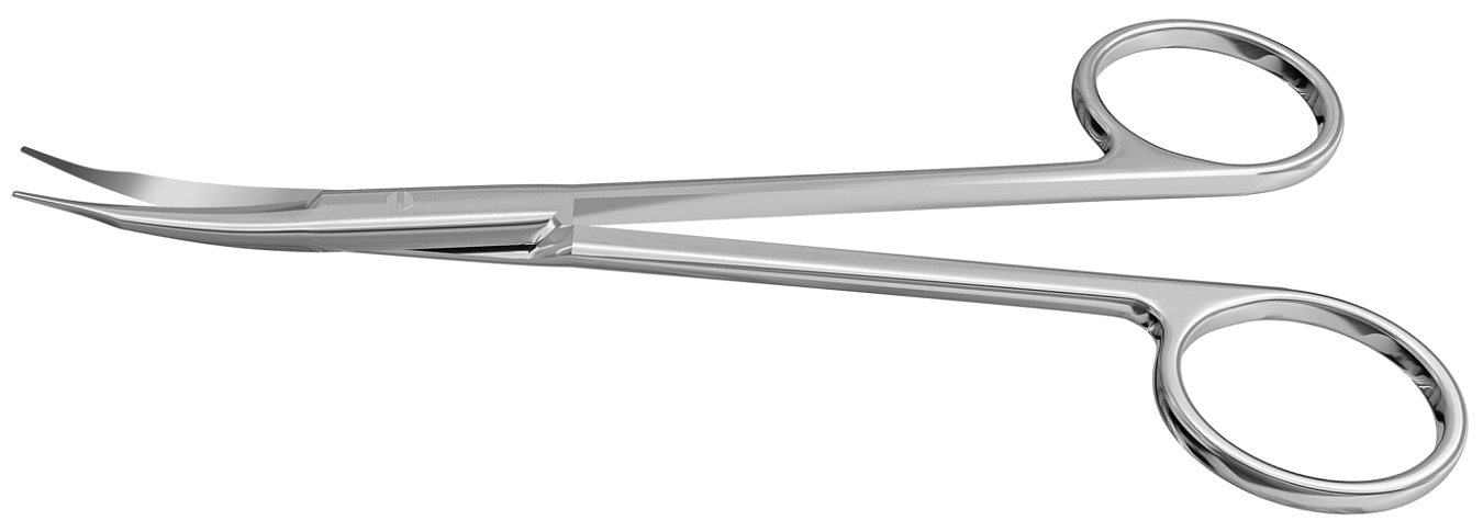 TMS602 НОЖНИЦЫ КОНЪЮКТИВАЛЬНЫЕ ПО СТИВЕНСУ, ИЗОГНУТЫЕ