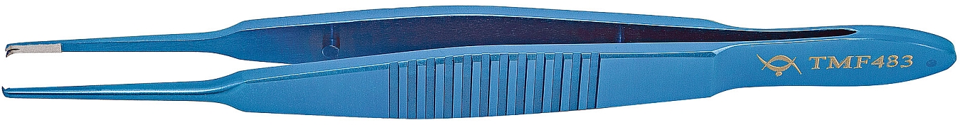 TMF483 ПИНЦЕТ СКЛЕРАЛЬНО-ШОВНЫЙ ПРЯМОЙ, ТИТАНОВЫЙ